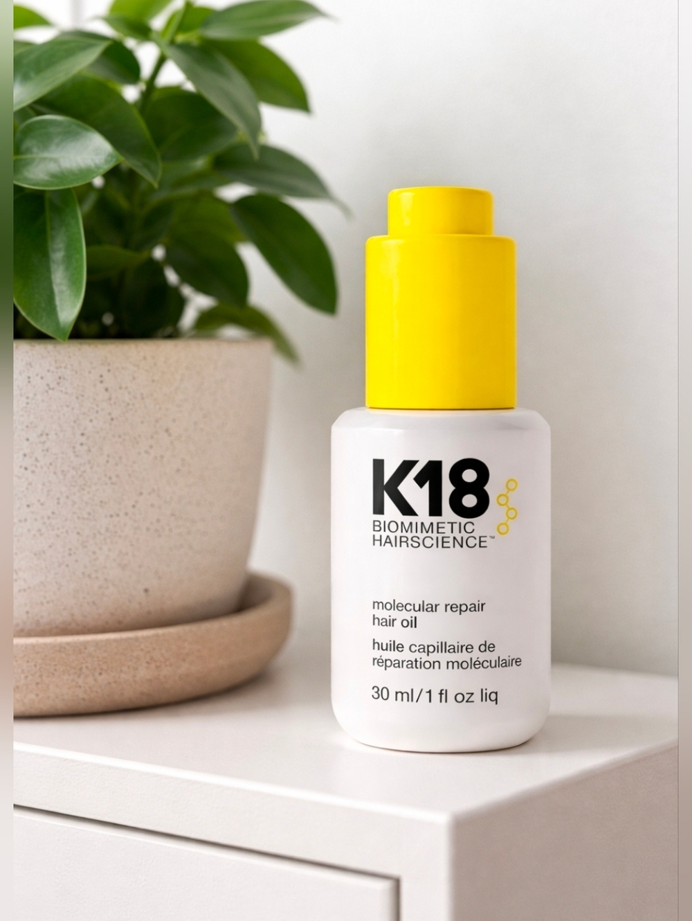 Molecular Repair Hair Oil by K18 Biomimetic Hairscience -  1 OZ BOTTLE!